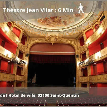 Sq Appart Elegance - Appartement 1 Chambre - Gare St Quentin - Parking Lejlighed *